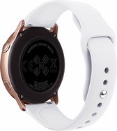 Samsung Gear S3 Sport bandje (22mm) silicone / Galaxy Watch 46mm SM-R810 wit
