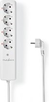 Nedis RFP410FWT Rf Smart Stekkerdoos 4x Schuko Type F 3680 W
