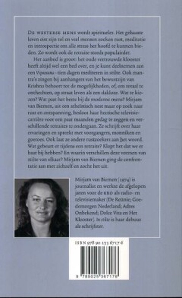 In stilte - back cover