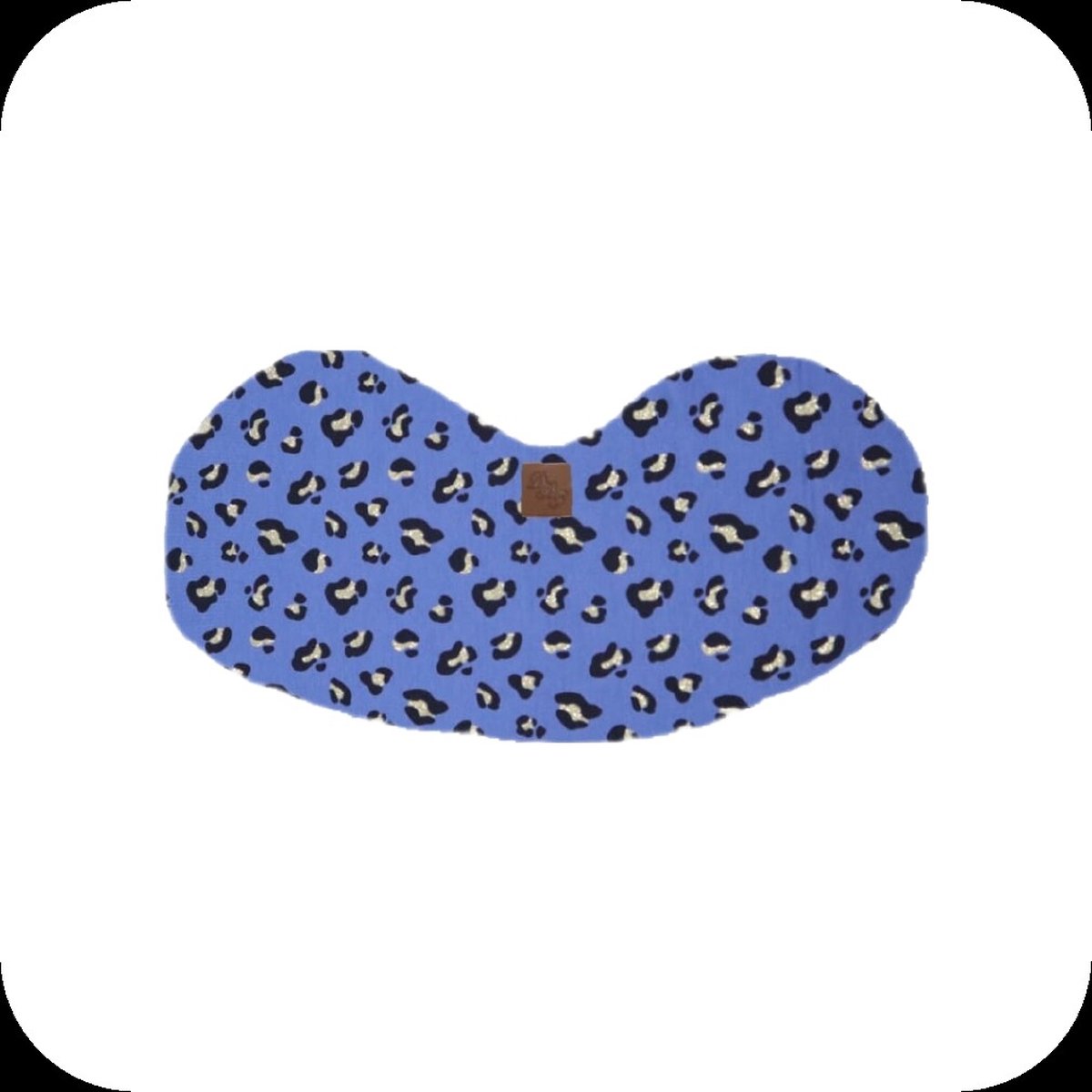 Goedkoopste Schouder spuugdoek panter blauw-goud