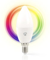 Nedis WIFILC10WTE14 Wi-fi Slimme Led-lamp Full-colour En Warm-wit E14