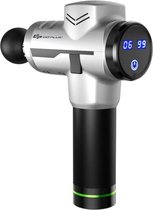 MEUBELEXPERT- Professional Massage Gun Draagbaar massageapparaat 4 massagekoppen 6 instelbare snelheden