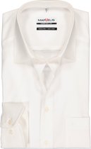 MARVELIS comfort fit overhemd - beige - Strijkvrij - Boordmaat: 45
