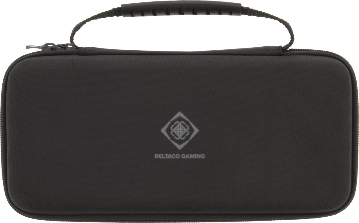 Deltaco GAM-089 Hard Case Draagtas - Geschikt voor Nintendo Switch - 10 Opbergvakken - Zwart