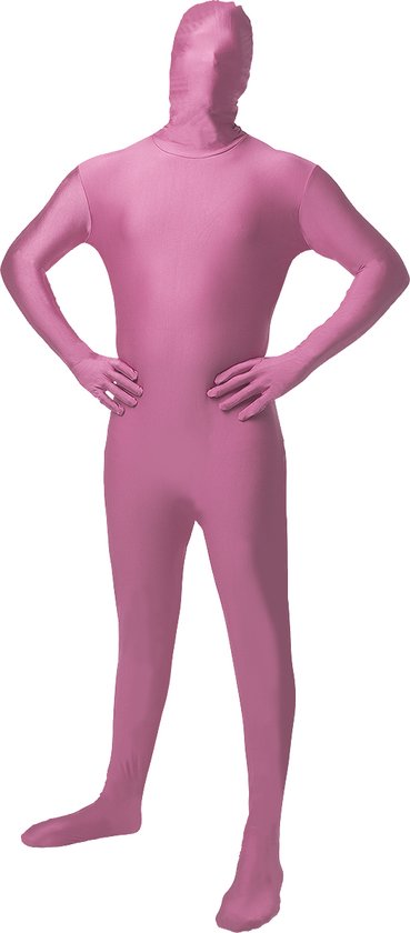FUNIDELIA Second Skin kostuum voor volwassenen - Maat: XL - Roze