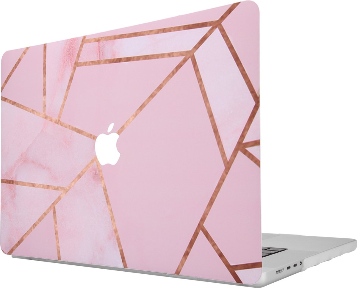 iMoshion Design Laptop Cover voor de MacBook Pro 14 inch (2021) - Pink Graphic