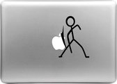 Mobigear Design Sticker Geschikt voor Apple MacBook Air 13 (2010-2019) - Sliced ​​Apple
