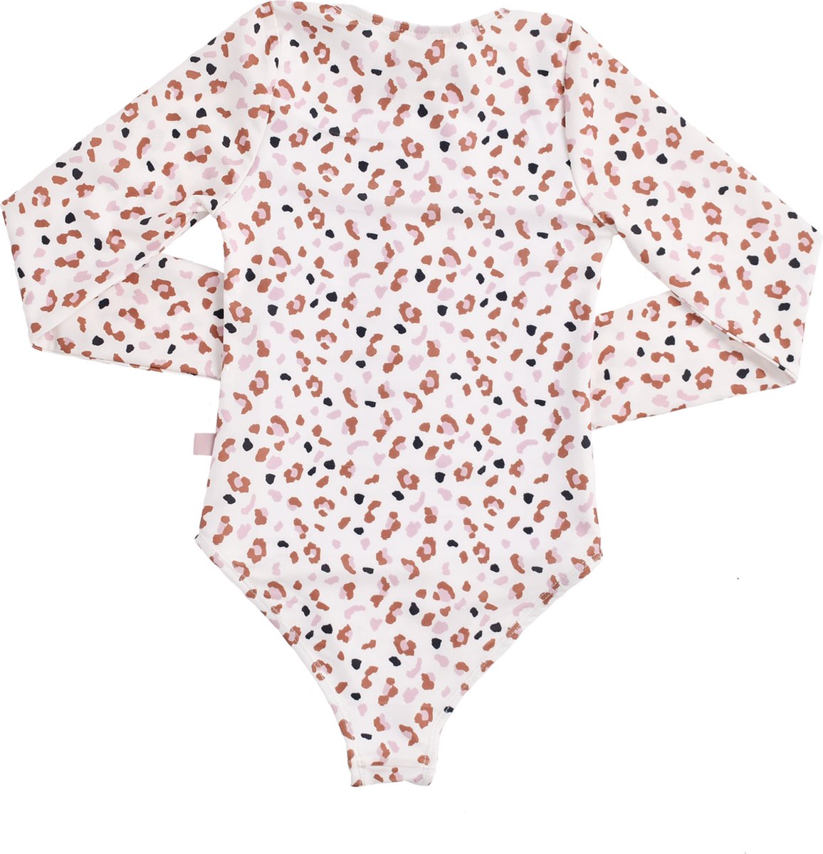 Swim Essentials UV Badpak Meisjes Met Lange Mouwen - Kaki - Leopard — afbeelding 26