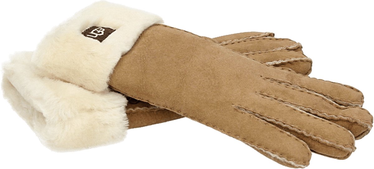 73 new products released UGG TURN CUFF LONG GLOVES BROWN CHOC SUEDE  SHEEPSKIN WOMENS med NWT 737872291914 Deluxe -www.conadisperu.gob.pe