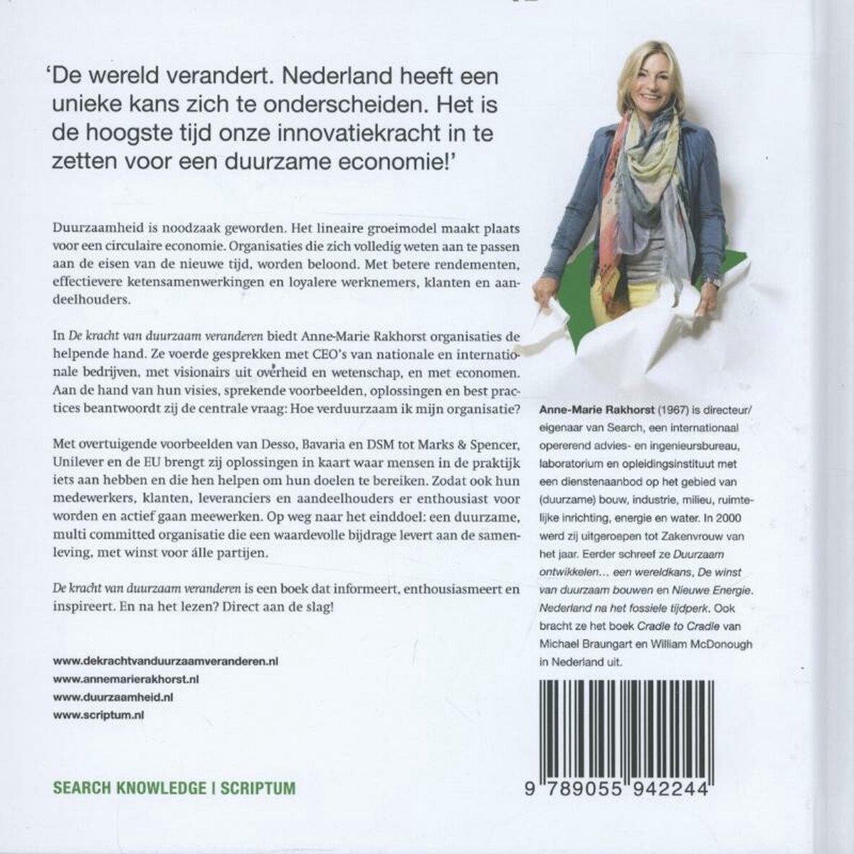 De kracht van duurzaam veranderen - back cover