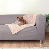 DEKEN COSY FLEECE BEIGE 150X100CM