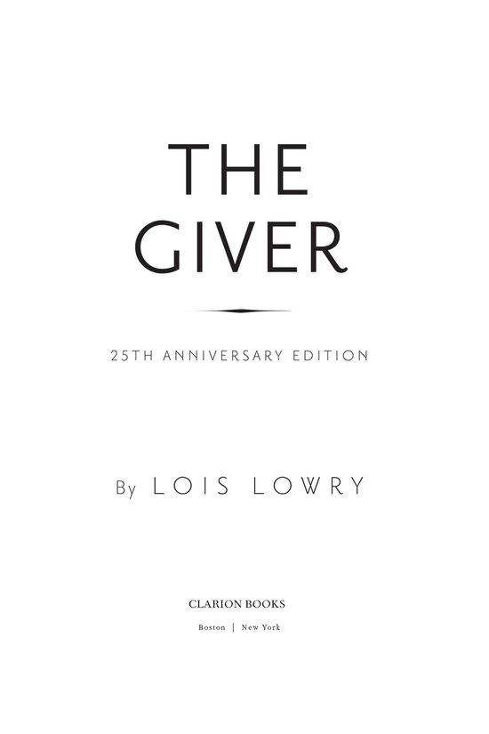 The Giver (ebook), Lois LoisLowry | 9780547345901 | Boeken | bol.com