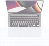 Lunso Geschikt voor MacBook Air 13 (M2/M3) / Air 15 (M2/M3) / Pro 14 / Pro 16 (M1/M2) - Keyboard Cover (EU) - Transparant
