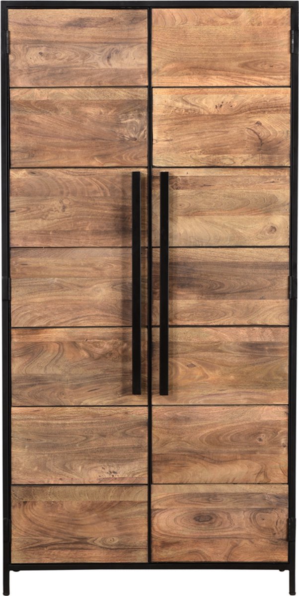 NKlaus Boîte De Dominos Compacte – Bois De Mangue Et Laiton – 14,5 X 8 X 4,5 Cm – Design Rétro Nautique