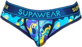 Supawear Sprint Brief Gooey Blue - MAAT M - Heren Ondergoed - Slip voor Man - Mannen Slip