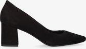 Tango | Brenda 1-d black nubuck pump - black heel/sole | Maat: 42