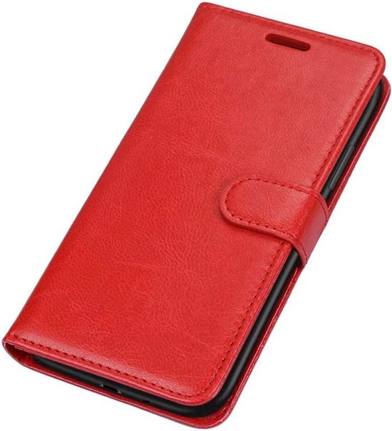 Coque pour Samsung Galaxy M31s - Bookcase - Espace pour 3 cartes - Similicuir - avec 1x Protecteur d'écran trempé - SAFRANT1 - Rouge