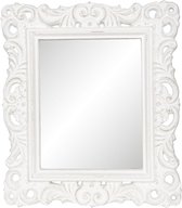 Wandspiegel 31*36 cm Grijs Kunstleer Rechthoek Grote Spiegel Muur Spiegel Wand Spiegel