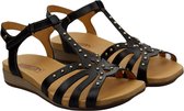 Pikolinos Ibiza W5N 0691 - dames sandaal - zwart - maat 40 (EU) 7 (UK)