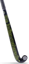 The Indian Maharadja Sword Pro JR 30-36 inch-carbon 30 Hockeystick Kids - zwart-groengeel