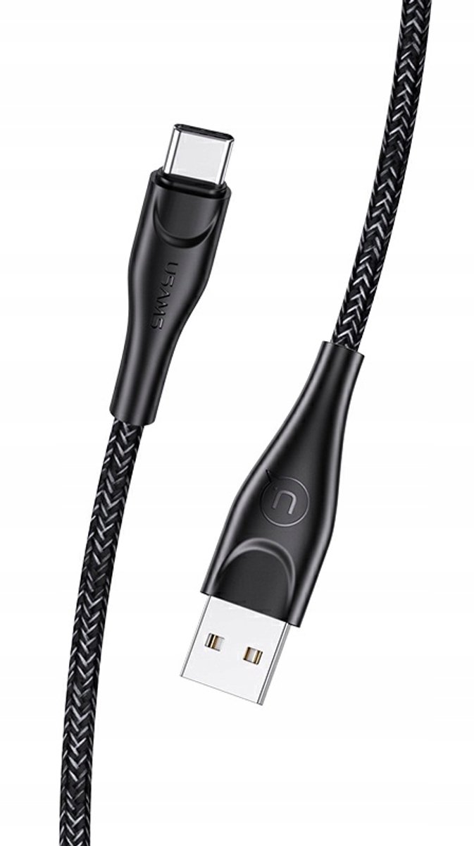 P4Y USB-C Kabel SJ395 U41 2m Zwart - Snel Laden & Duurzaam
