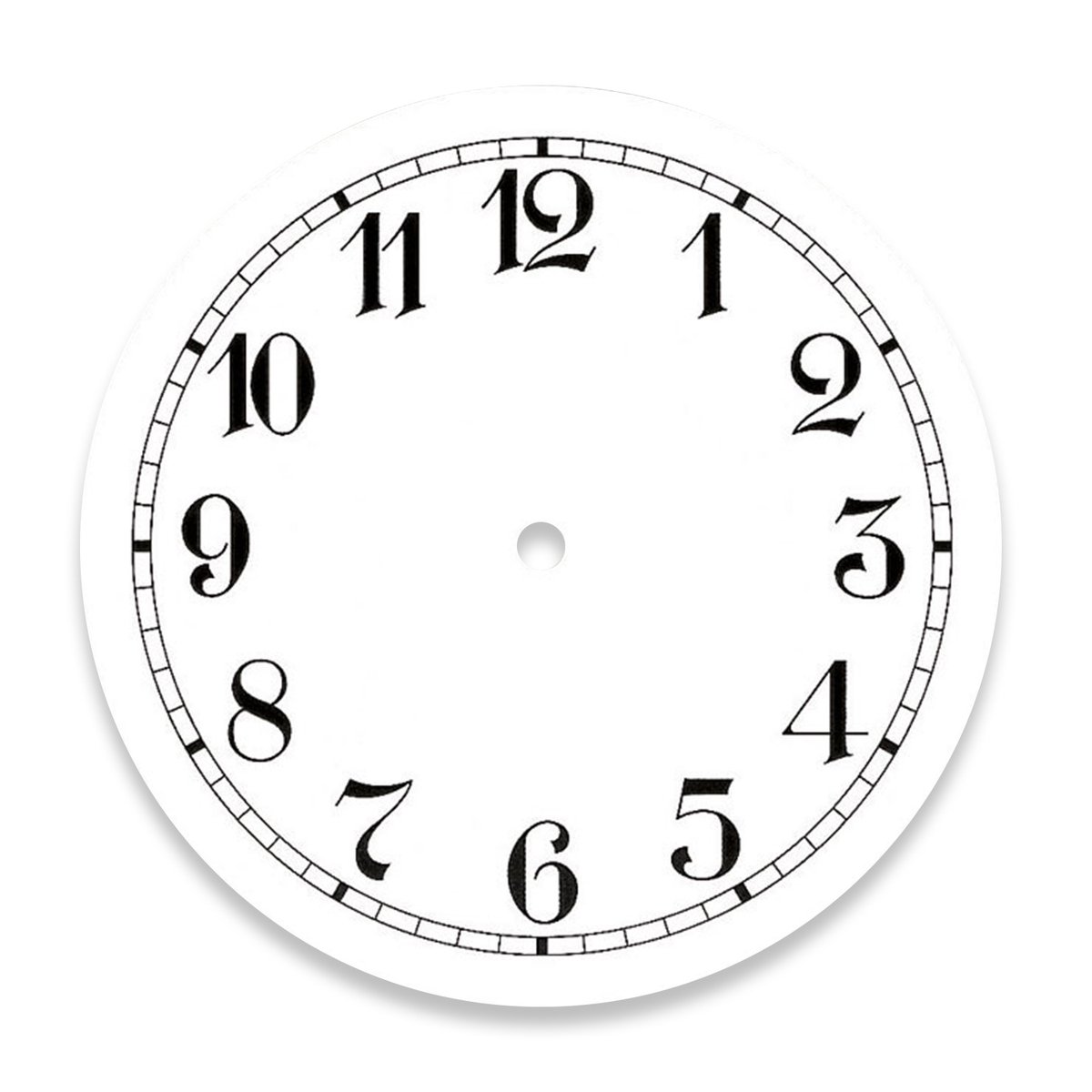 Wijzerplaat aluminium Ø 172mm