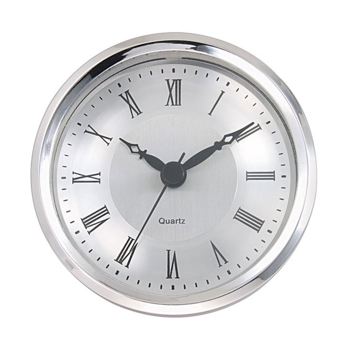 Uurwerk GC Ø 78mm, wijzerplaat zilver, Romeinse cijfers