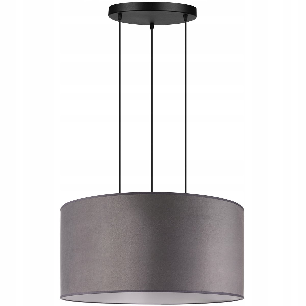 Grote Hanglamp XL 60cm Grijs Velours