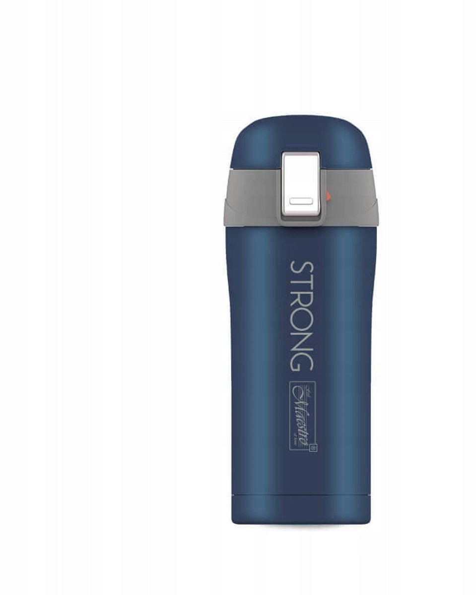 Blauwe Thermosbaker 'STRONG' 400ml - Maestro MR-1643-40D-NIEUW