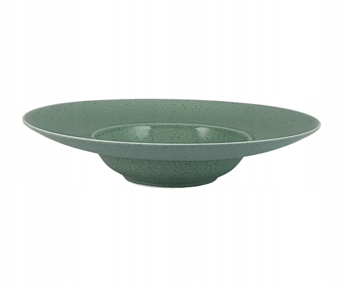 Bogucice Granit Mint Blauw Diep Bord 28 cm - Porselein