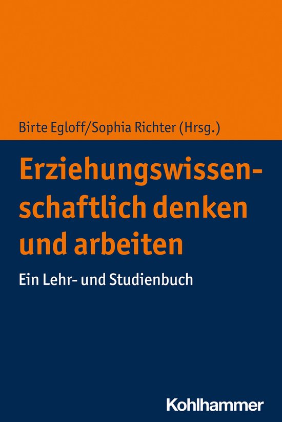 Erziehungswissenschaftlich denken und arbeiten - cover