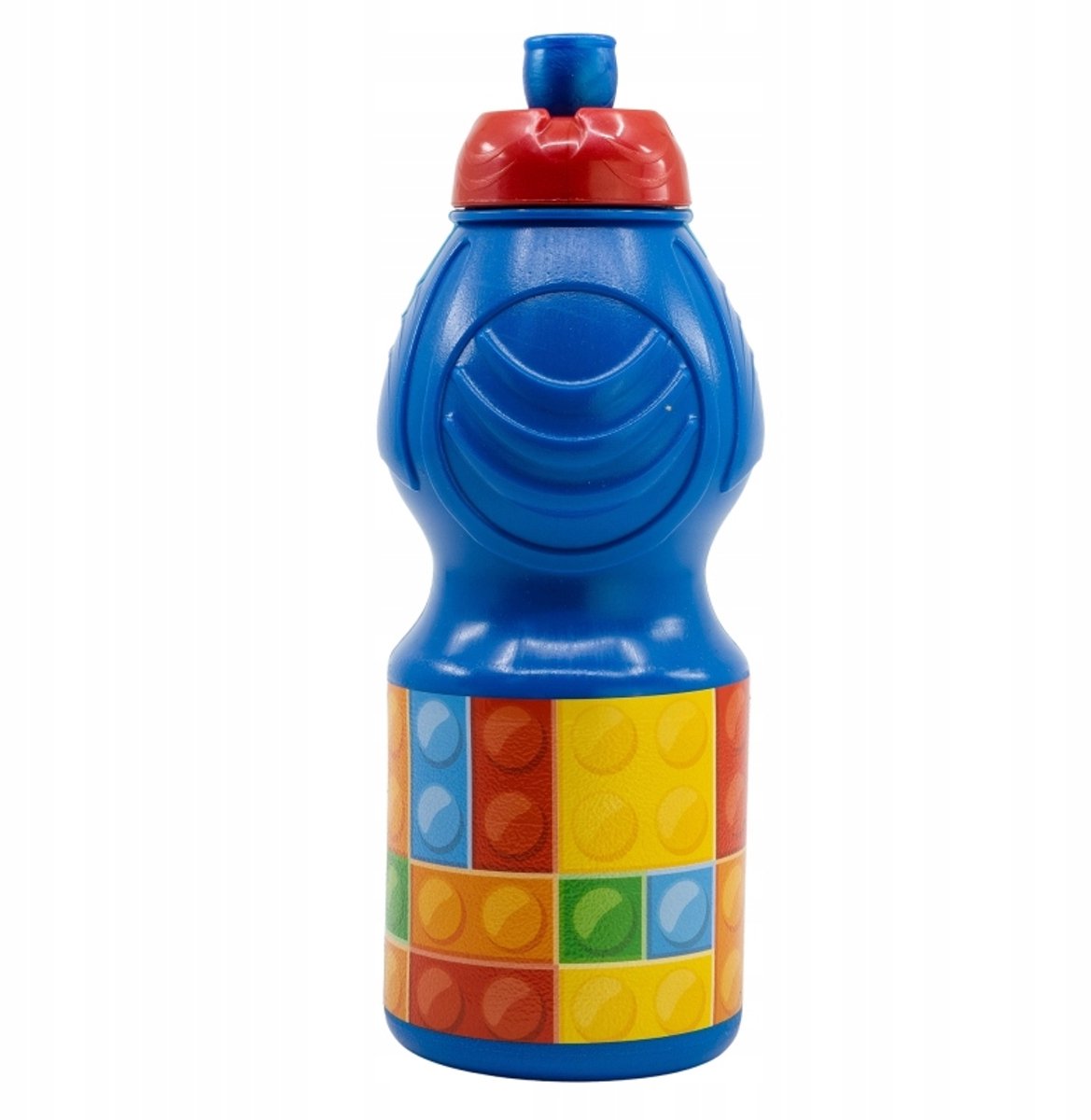 Bidon Sport KLOCKI BRICKS 400ML met Tuit - Blauw