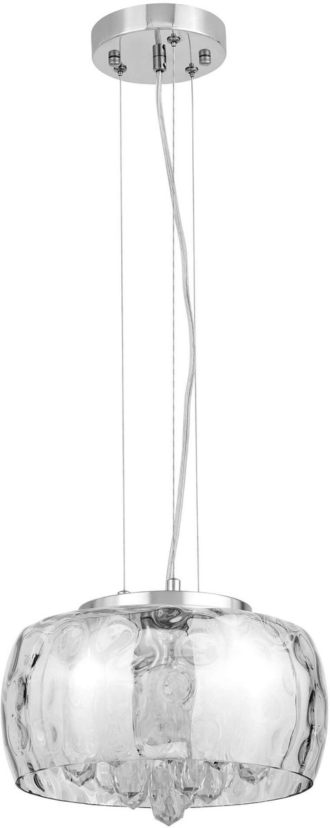 Lumina Deco Rubina Hanglamp Chroom Kristal 4xG9