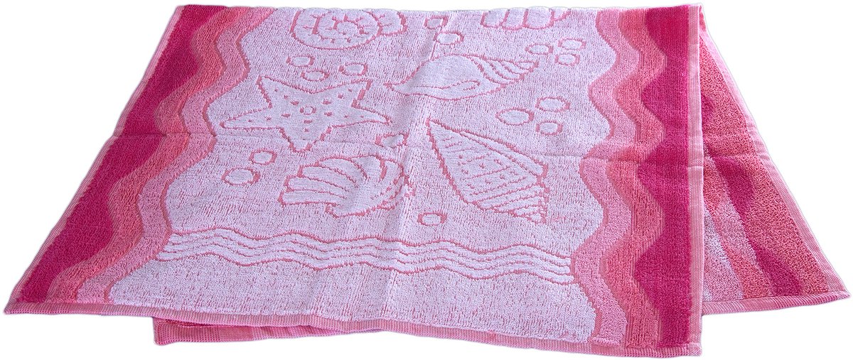 Zachte Flora Handdoek 50x100cm Katoen - Snelle Droging