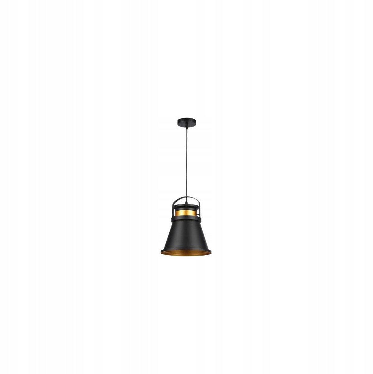 Hanglamp E27 Stals van Zwart/Goud/Koper 60W IP20