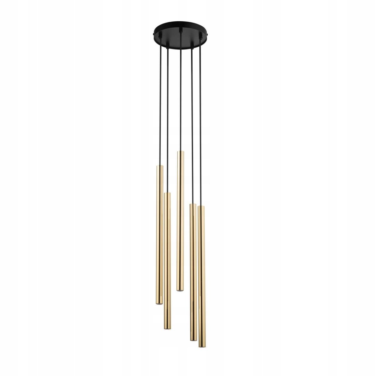 Sigma SOPEL LUX 5 Hanglamp - Modern Zwart/Goud, 5x G9