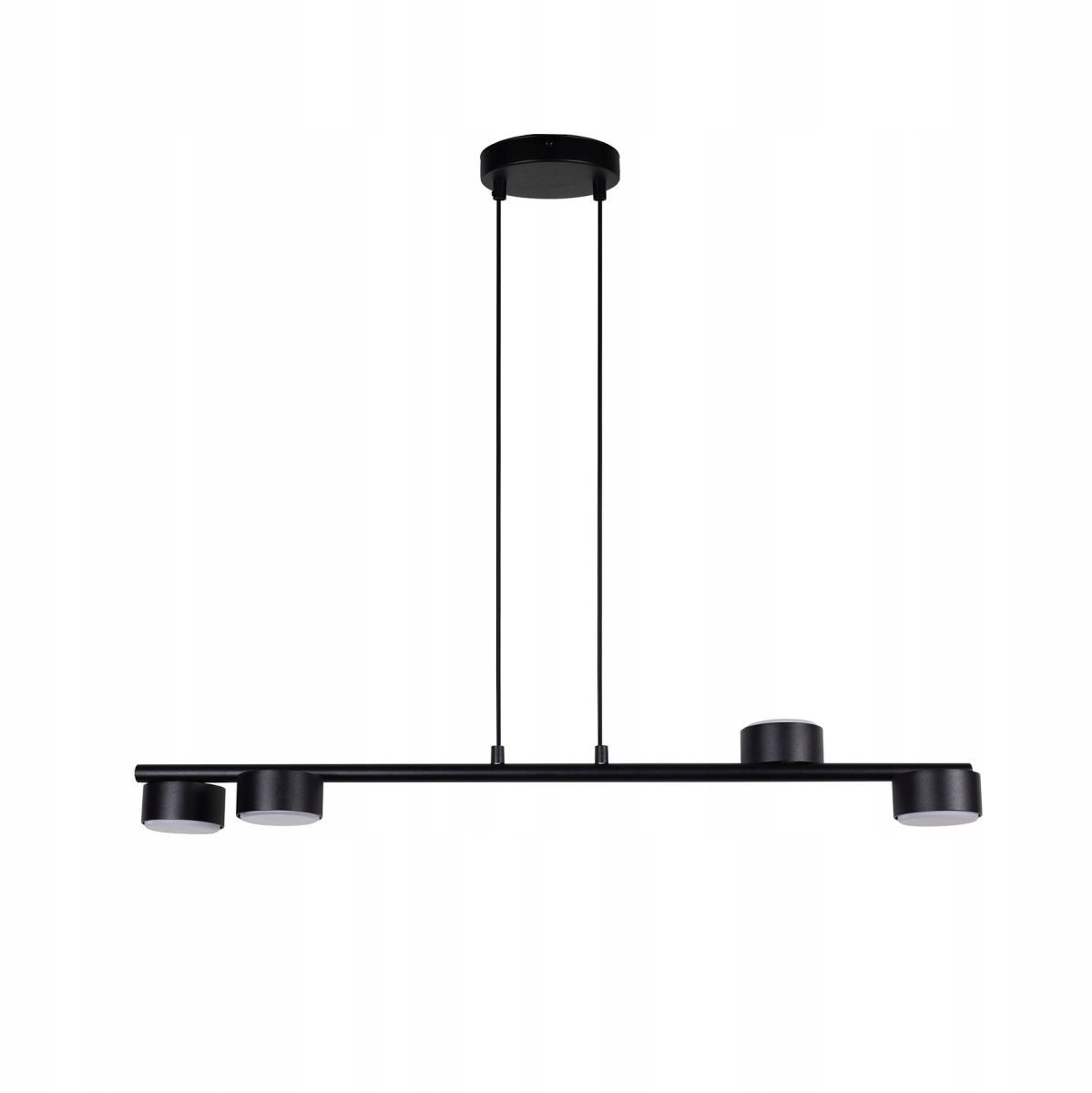 PUNTO 4 Zwarte Plafondlamp op Rail - Modern Design voor Eettafel