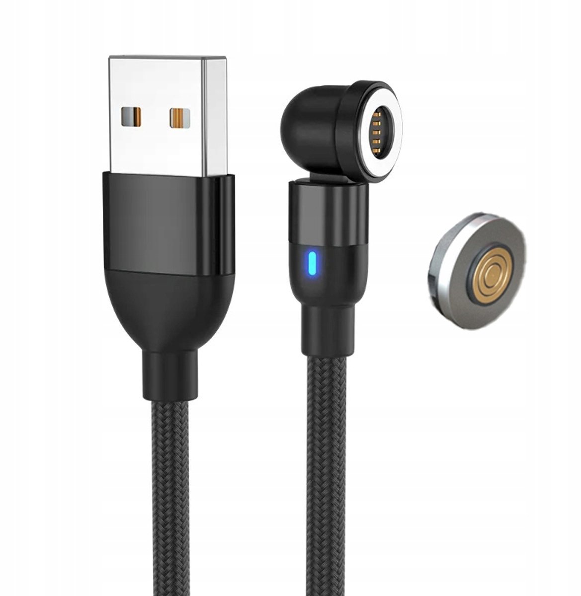 Magnetische Kabel 540° 3A Snelladen + 1 Adapter