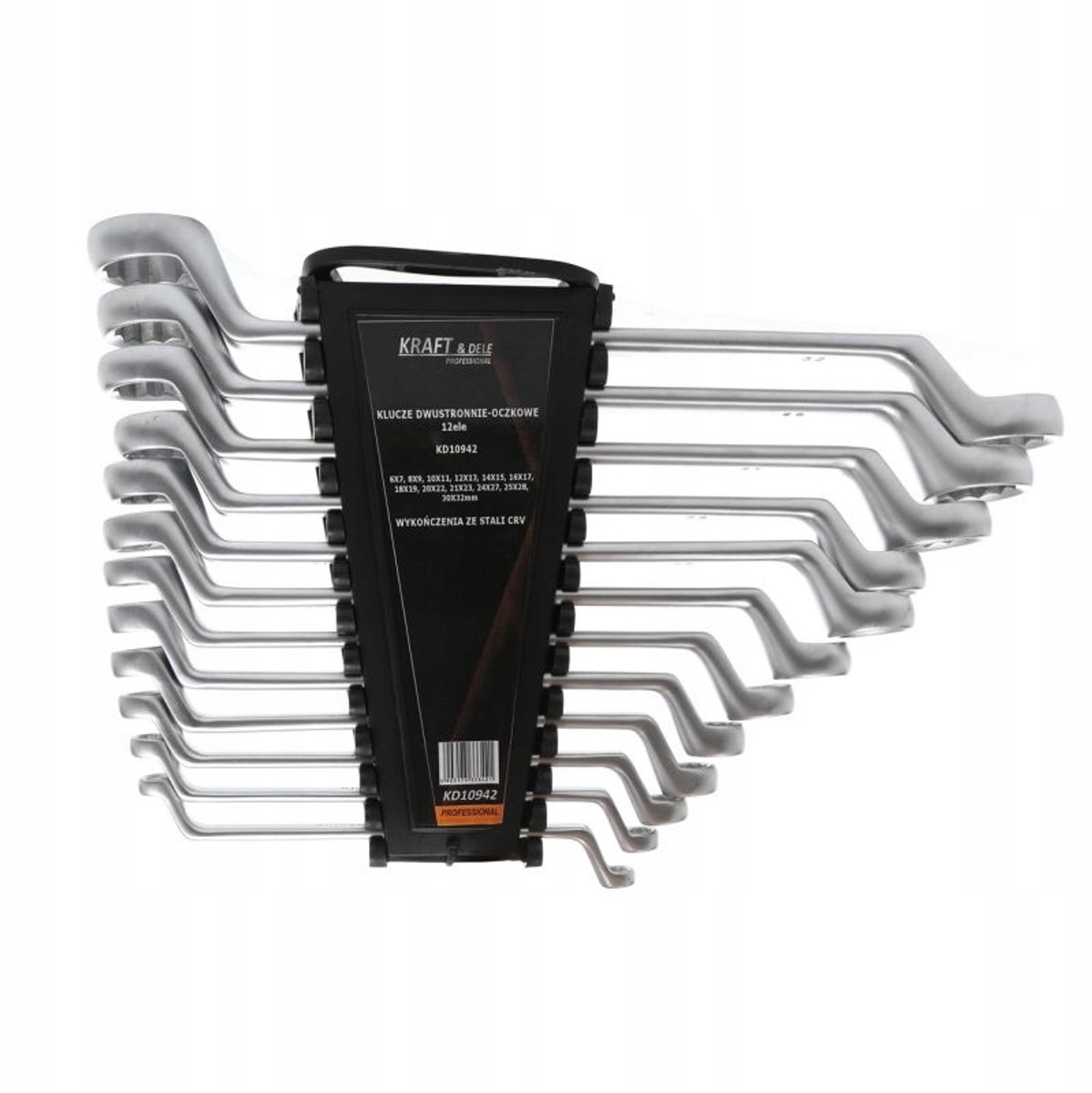 Dubbelzijdige ringsleutelset 6-32mm, 12-delig