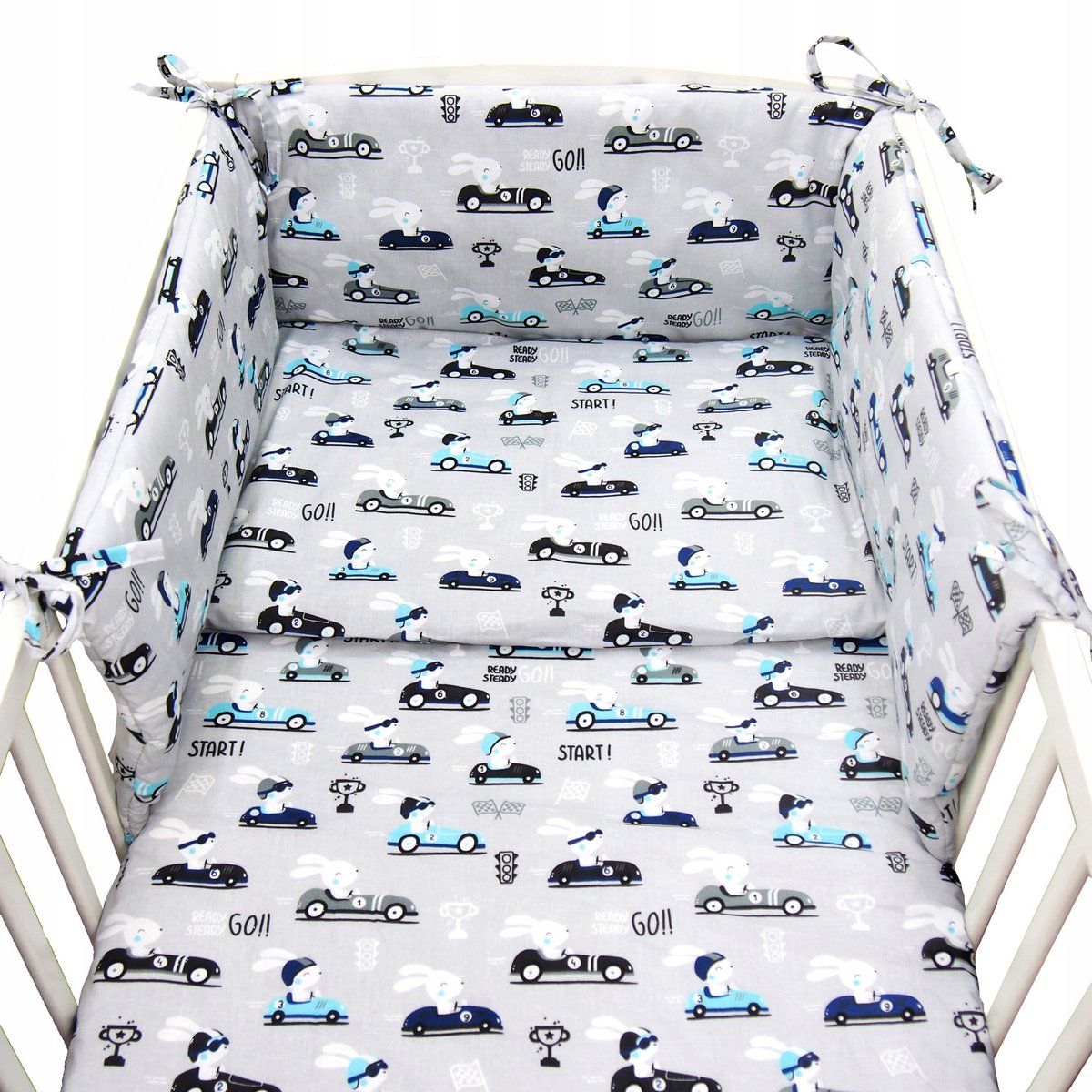 Kerstin Kinderledikant Beddengoedset 120x90cm met Bumper