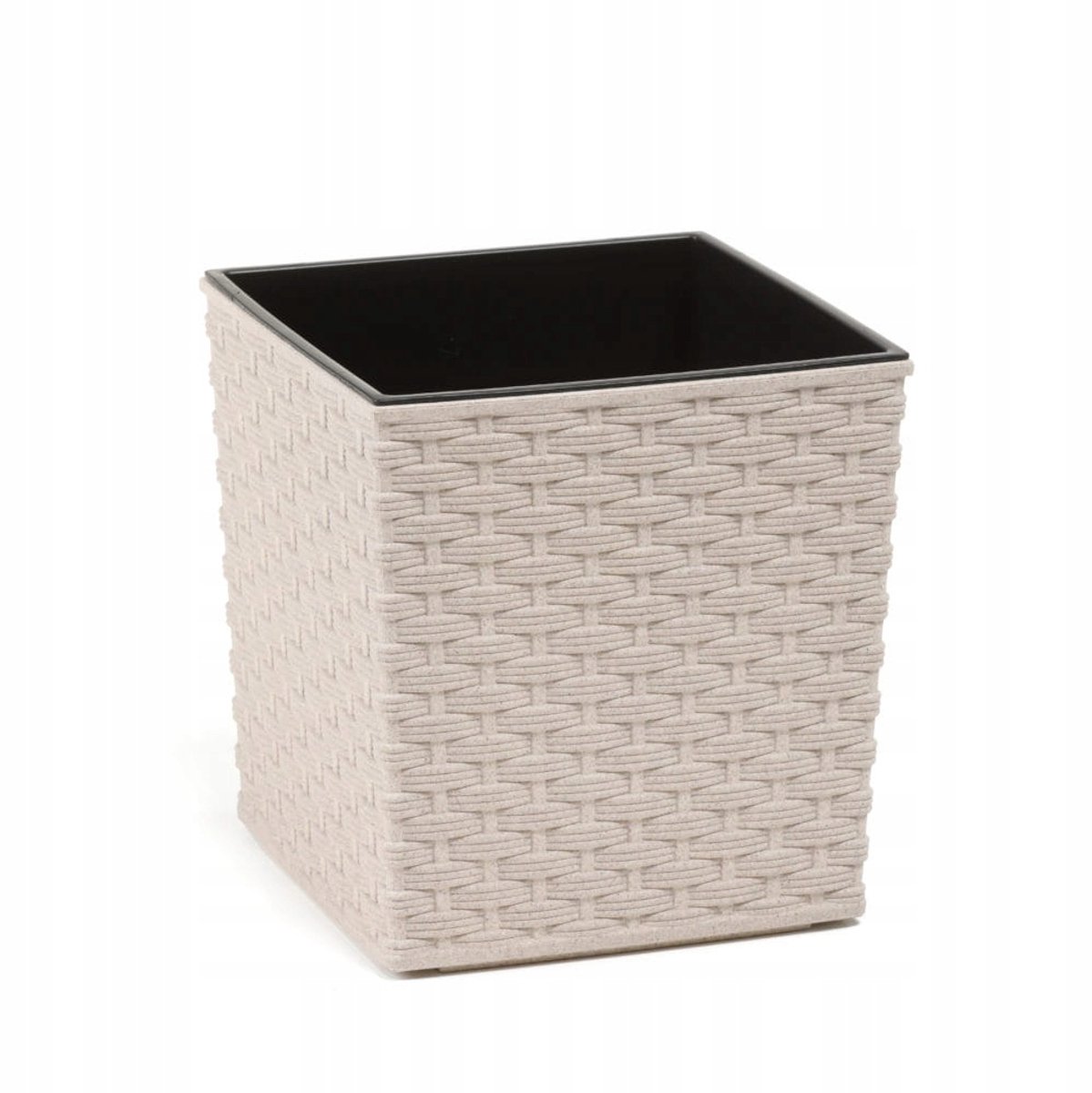 Juka ECO Pot 25x25cm Rotan Wit - Lamela