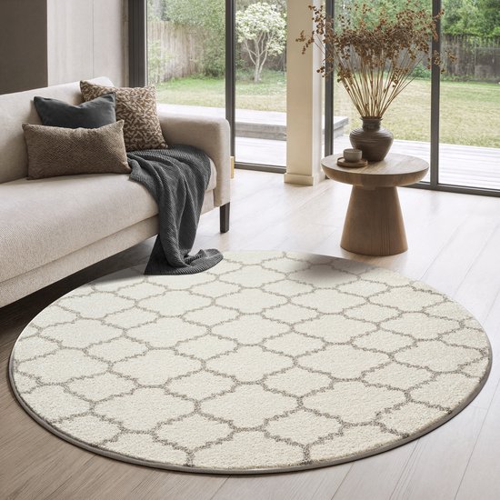 Prolenta Premium - Ligbed textileen en aluminium crèmekleurig - Bed - Slaapkamer
