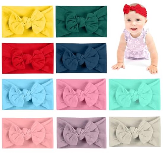 IYOU Meisjes haarband bloemen roze haarbanden samen met ripsband hoofddeksel party bruiloft fotografie haaraccessoires voor kinderen (roze1