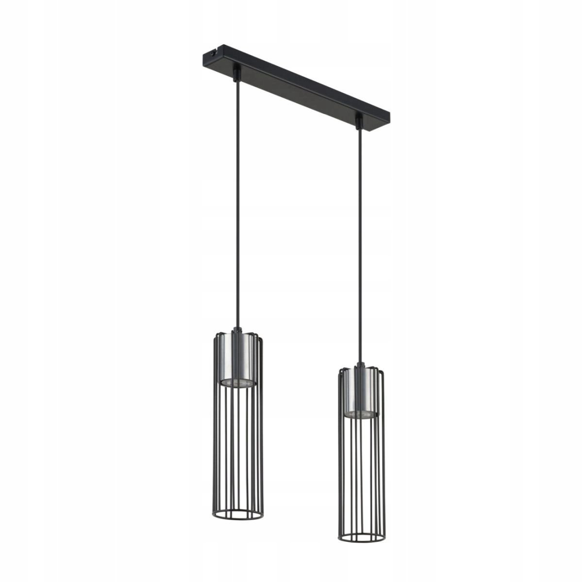Sigma FOBIA 2 Hanglamp - Zwart/Zilver - 2x GU10