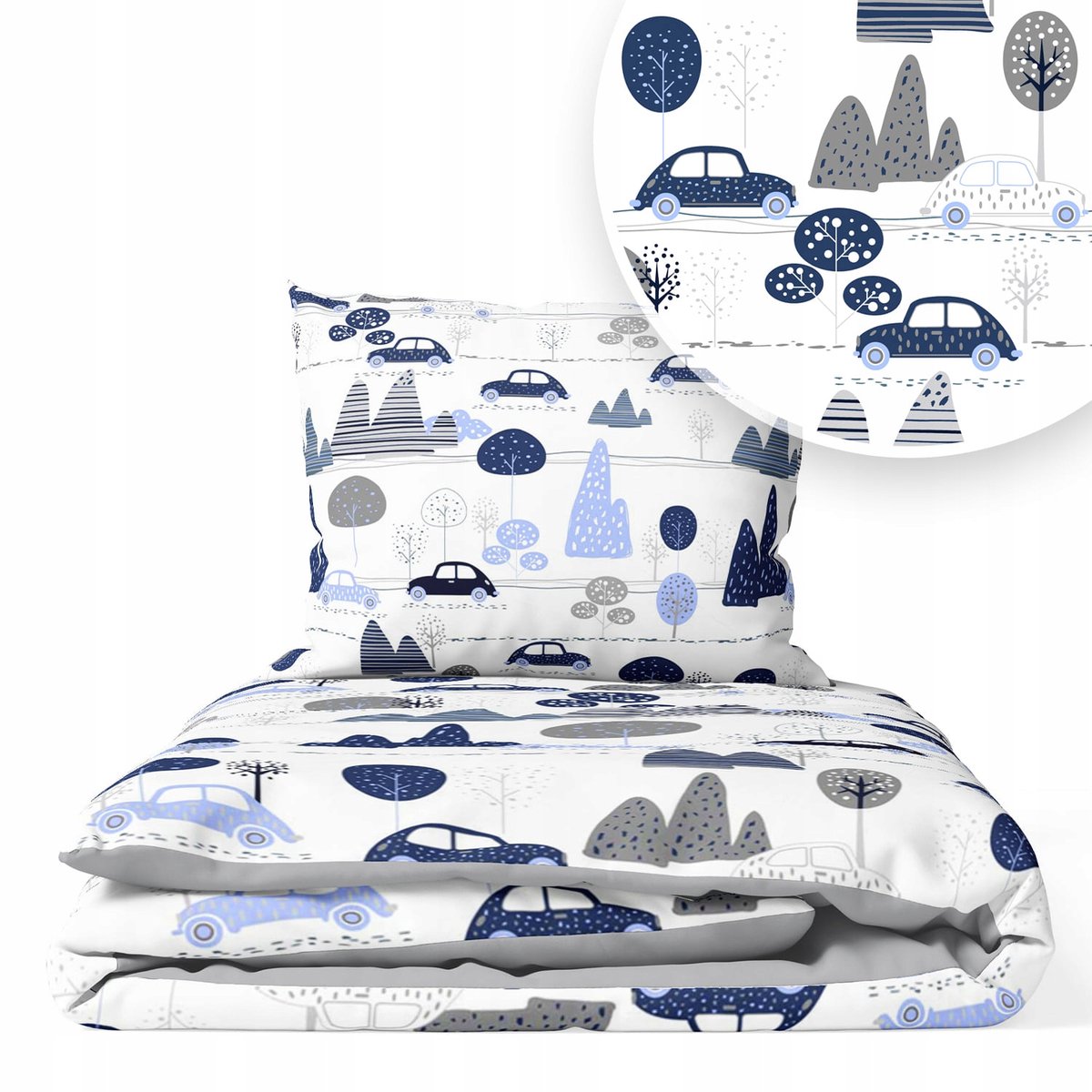 Kinderledikant Dekbed Set 100x135cm met Vulling - All-Season Katoen