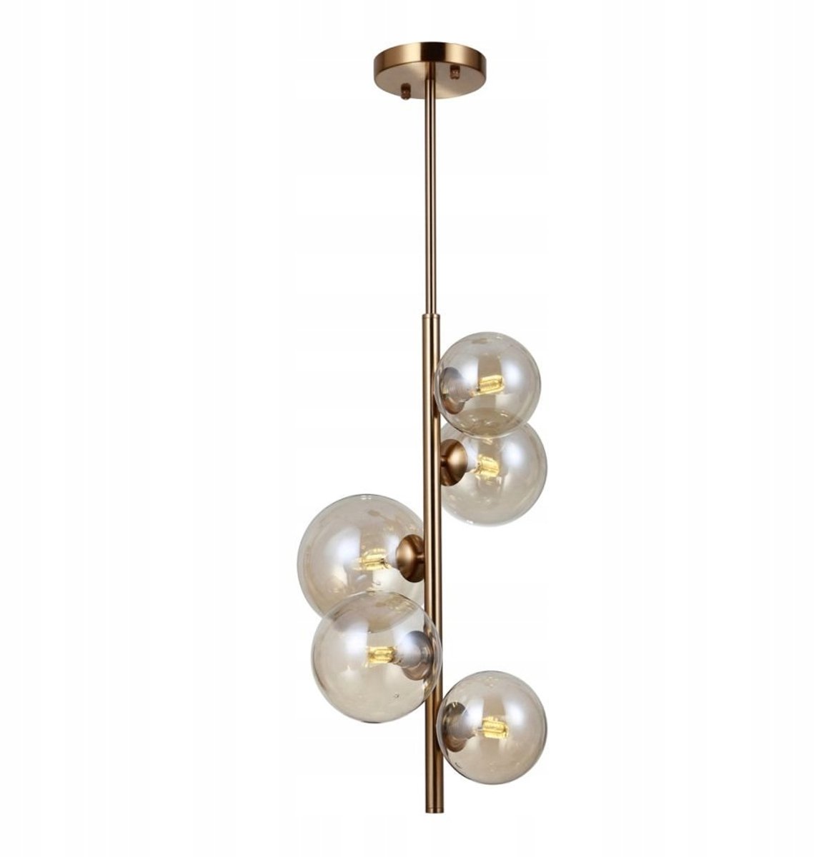 CANELLO Hanglamp PND-406007-V5-HBR - Messing Glas, 5x G9