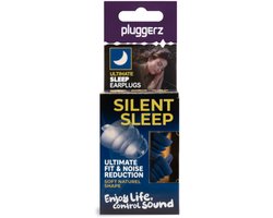 Pluggerz Earplugs - Silent Sleep - 27dB - Comfort - Herbruikbaar - Slapen