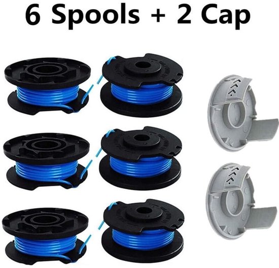 8 pakketten 0,065 inch vervangende spoel - geschikt voor Ryobi 18V 24V 40V - 11ft snoerloze lijntrimmer — afbeelding 5