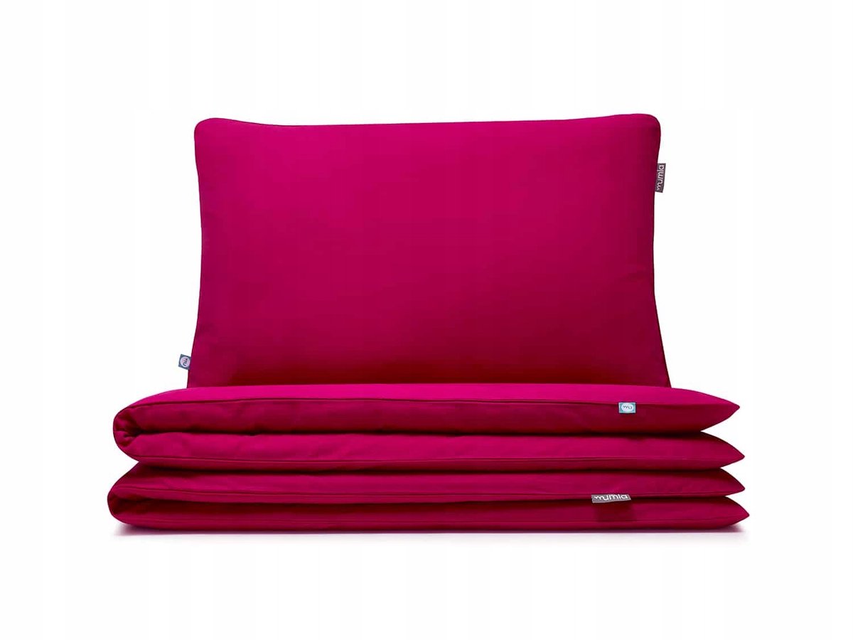 Basic Malinowy Beddengoed Set 200x200cm + 2x 80x70cm Katoen