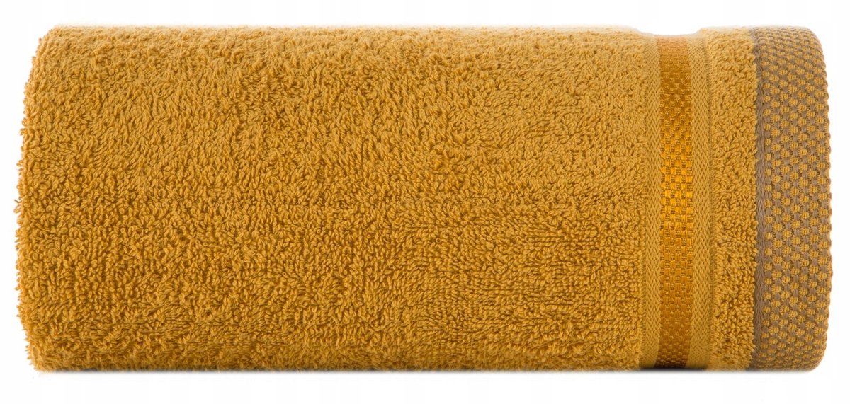 Luxe Badhanddoek Abbie 100x150 cm Donkergeel - Zacht & Absorberend